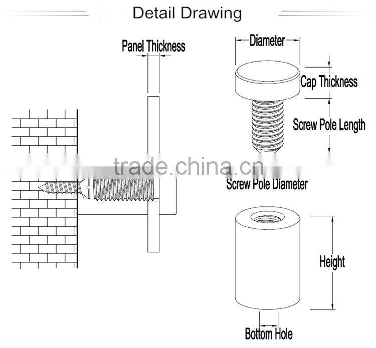 Wholesale best sale low price stainless standoff