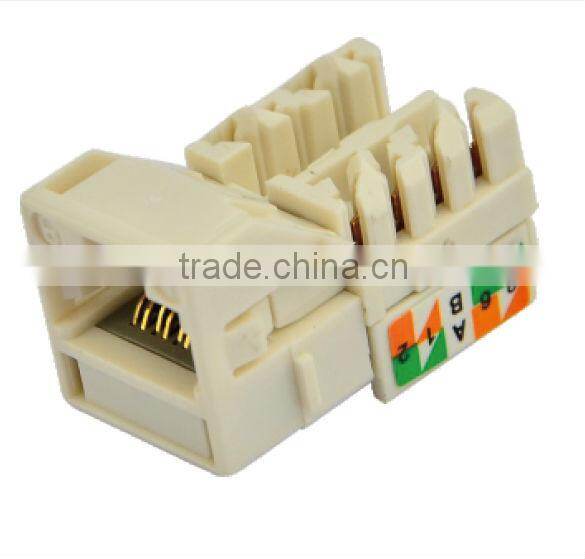UTP Cat5e RJ 45 keystone connect Jack