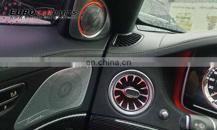 W222 air vents ambient fit for S class W222 2014-2019year W222 interior air vents light with 64 colors 7 colors