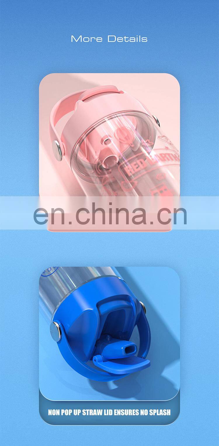 Gint 480ML Wholesale Custom Logo Portable Plastic Tritan Material Water Bottle with Cute Design