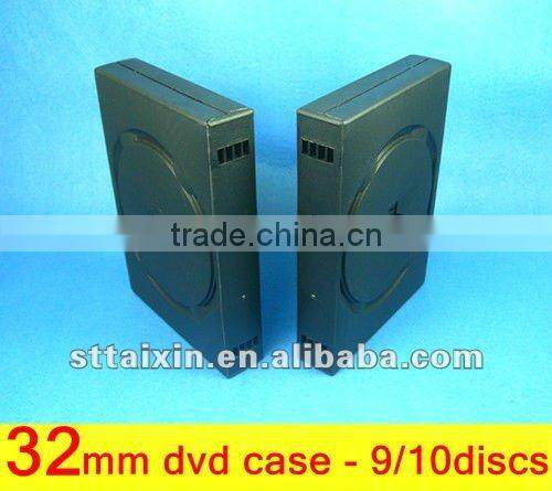32mm Multiple DVD case for 9/10 disc