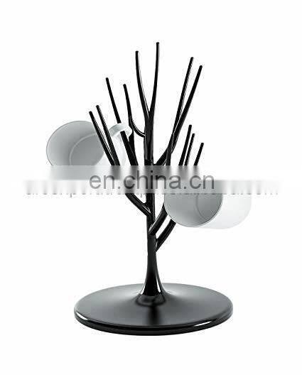 black metal mug stand