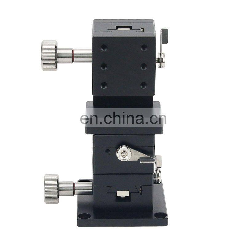 LWD4040 XYZ 40x40mm Trimming Platform Dovetail Manual Sliding Table For CCD Position Lab Optical