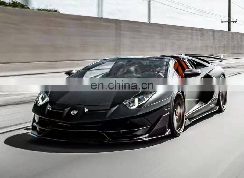 Runde For Lamborghini Aventador LP700 LP720 Upgrade LP750 SVJ Style Body Kit Front Bumper Rear Bumper Hood Side Skirt Spoiler