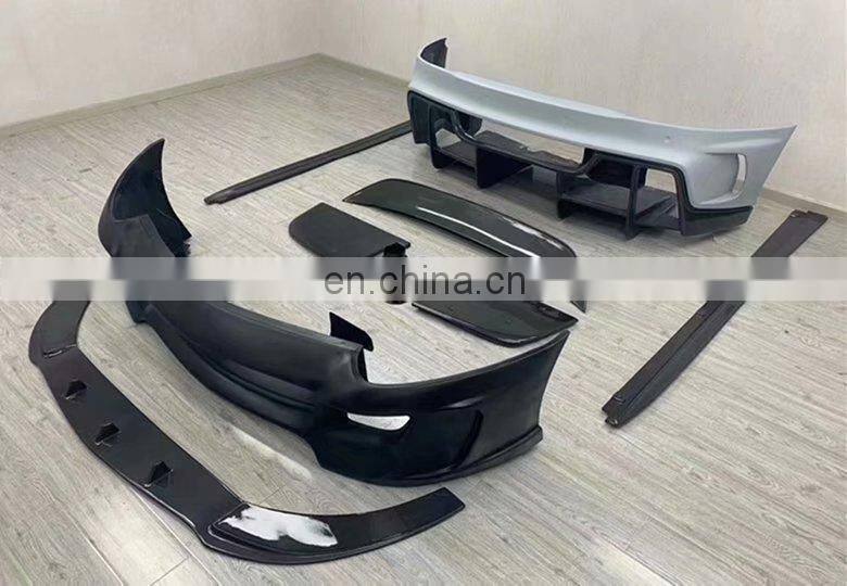 Runde Resin +Carbon Fiber Material For Ferrari 599 Upgrade Vorsteiner Style Body Kit Front Bumper Rear Bumper Side Skirt Spoiler