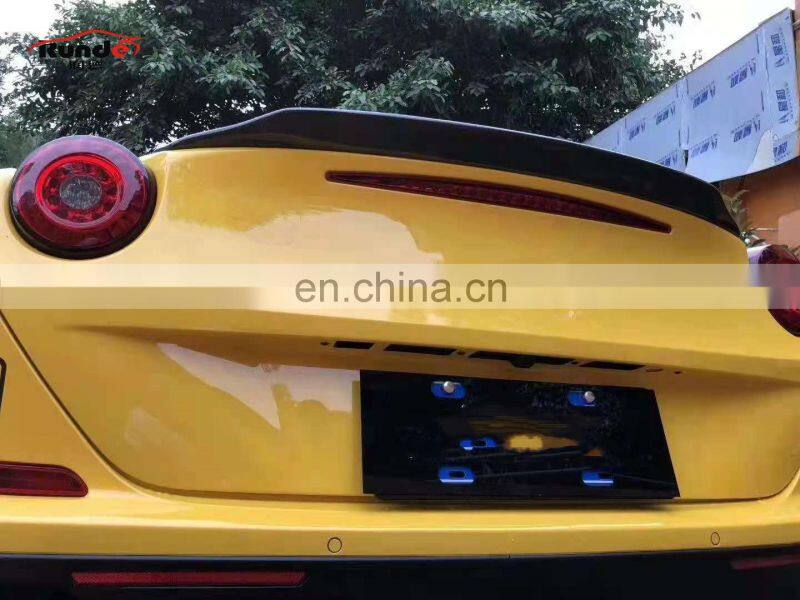 Runde Carbon Fiber Material Auto Car Parts Body Kit With front lip side skirts rear diffuser For Ferrari California T body kit
