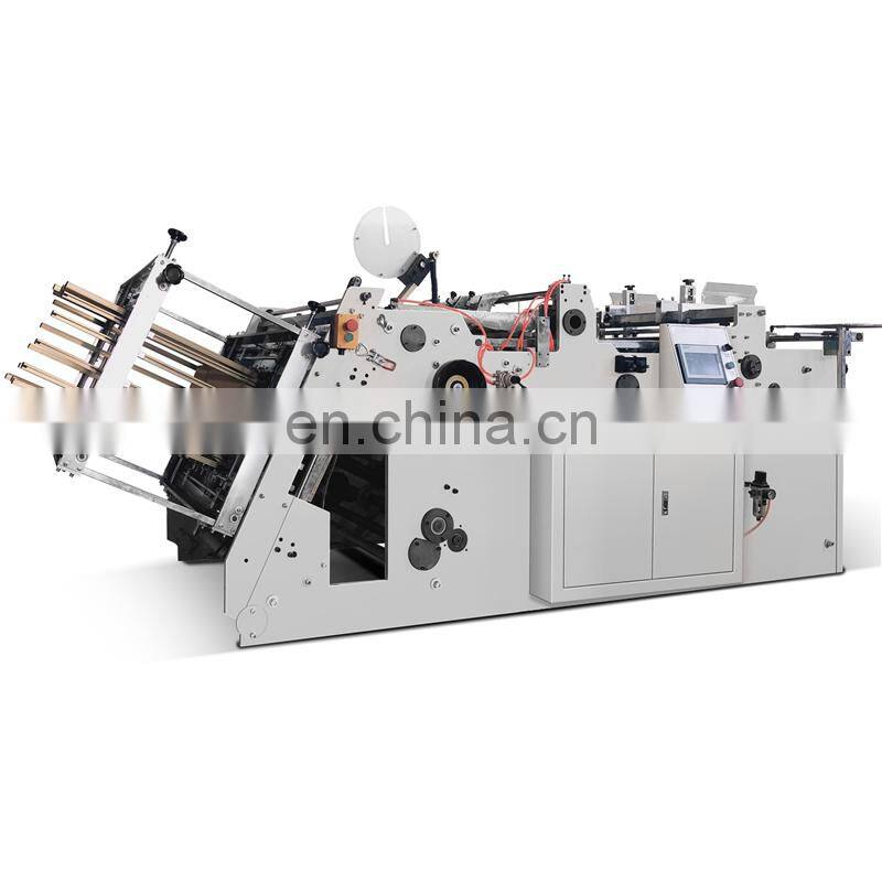 HBM800 Automatic disposable snack hotdog kraft Paper Box making machine, recycle fast food pizza packing box forming equipment