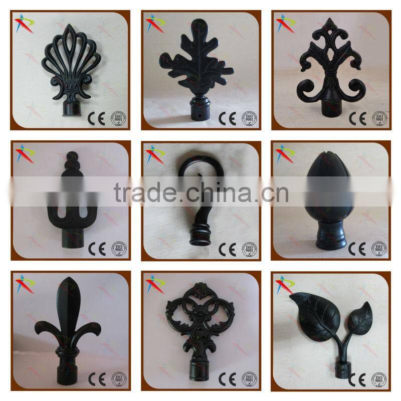 Leaf series of design curtain rod&finial
