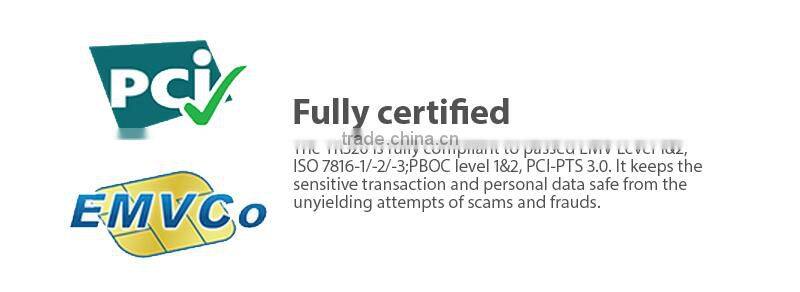 EMV PCI certified RFID NFC contactless cards mpos solution micropos FOR Android IOS