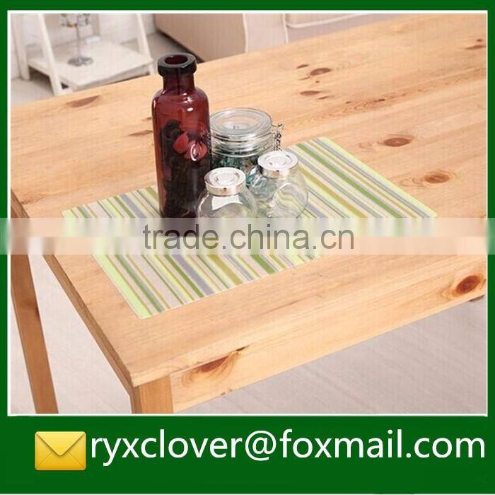 PP plastic heat resistant dish mat printable table placemat