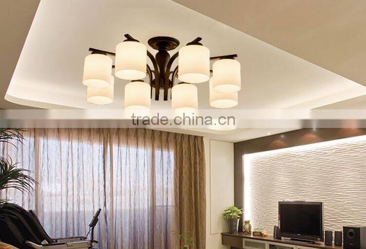 2016 new wrought iron candle chandelier lightingZH-6049