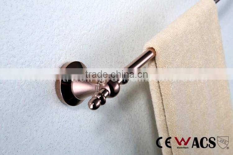 Hotel luxury bathroom accessory single bar towel rack