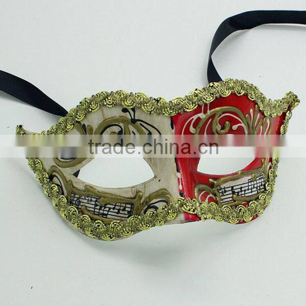 Supply fantastic adult men masquerade Mask cheap black party mask for sale different colors available