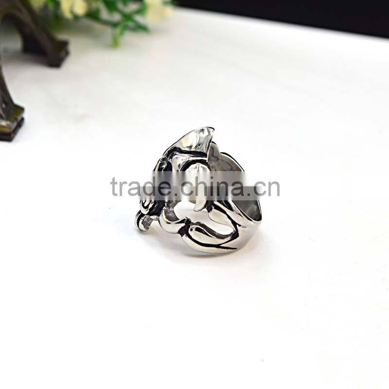stainless steel jewelry ally express cheap wholesale man skull ring