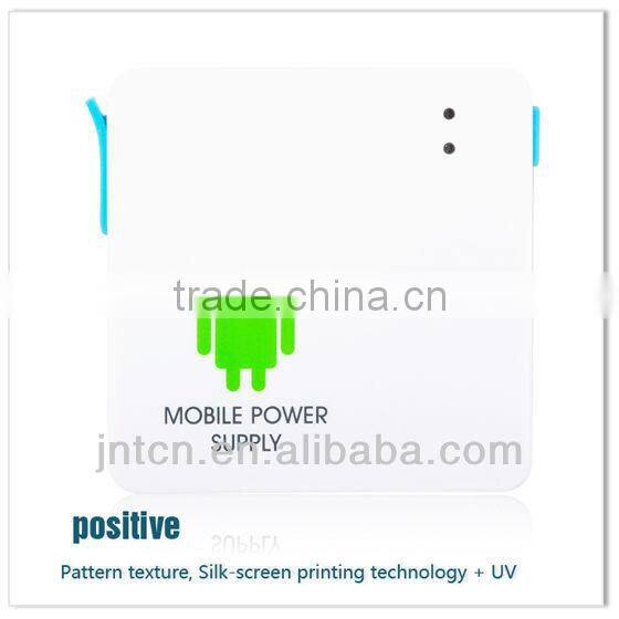 mini rechargeable build-in cable mobile phone battery chager power bank supply MP001