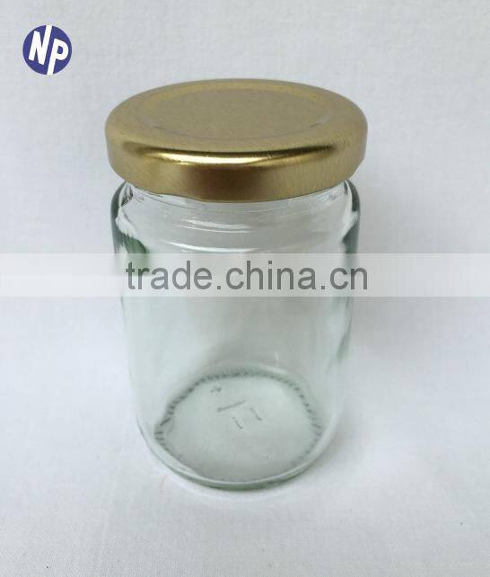 3.5oz Round Glass Mustard/Spice Jars