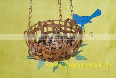Garden Decoration_Metal Bird Feeder_Bird's Nest Birdfeeder