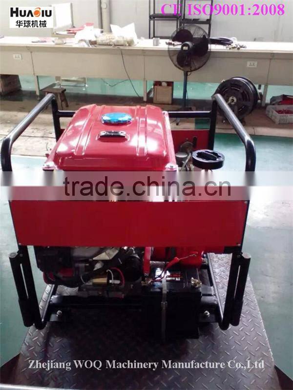 HUAQIU BJ-22B diesel fire pump with handle frame