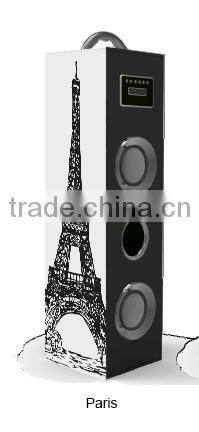 Brand New Paris Wood Tower Speaker