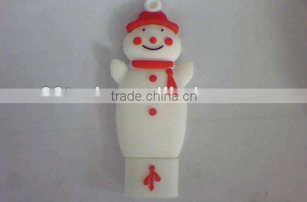 promotional Xmas/Christmas newest cartoon different shape usb pen drives