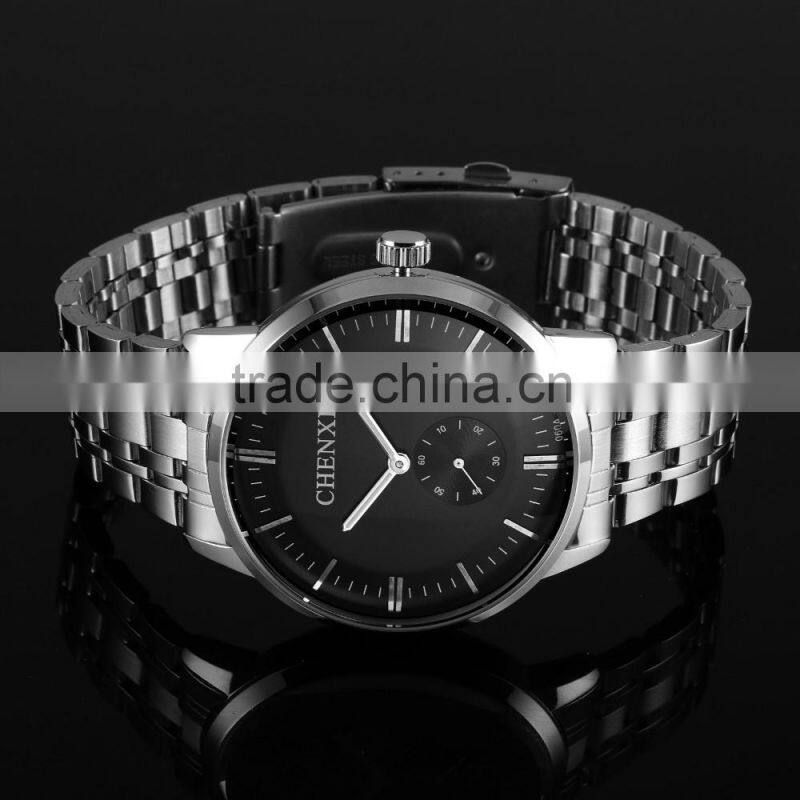 Relogios masculino steel quartz watch men vintage dress watches WA060