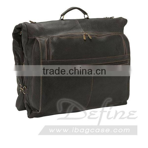 Suit Garment Bag foldable Suit Packaging Bags For Dress with pockets