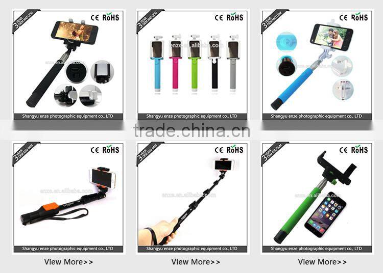 wireless colorful mini handheld monopod bluetooth selfie stick with mirror for all phones