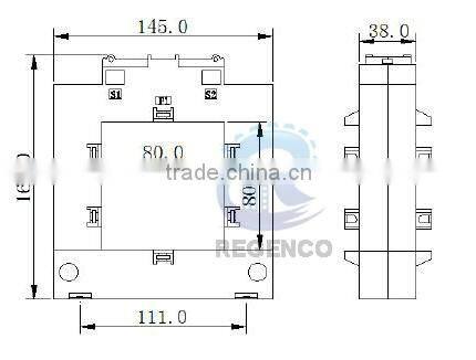 80x80 Split Core Current Transformer