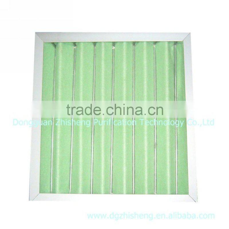 Aluminum frame air clean filter for HVAC system