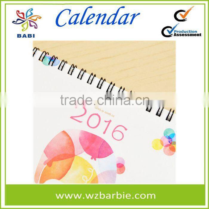 Unique Cute Elephant Spiral Desk Calendar