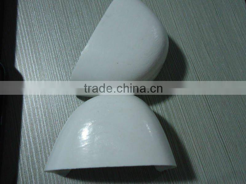 Plastic toe cap for safety shoes