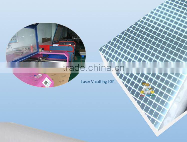 High Purity Optical Laser Engraving Slim Led Acrylic Light Guide Plate