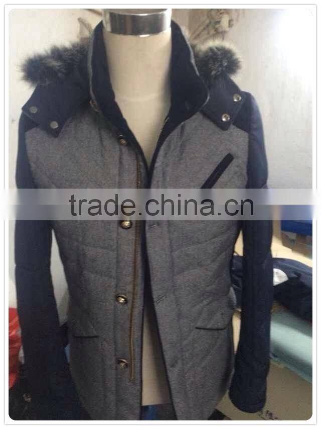 Garment Stock Lot men's padded jacket coat for spring or winter - 1001
