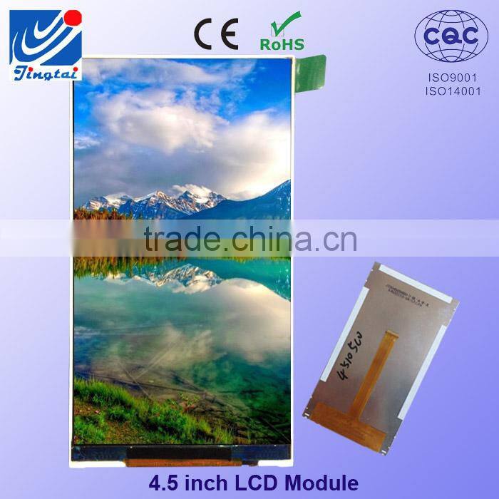 Shenzhen suppliers 540 RGB * 960 resolution high brightness 4.5 inch ips lcd panel, lcd display panels