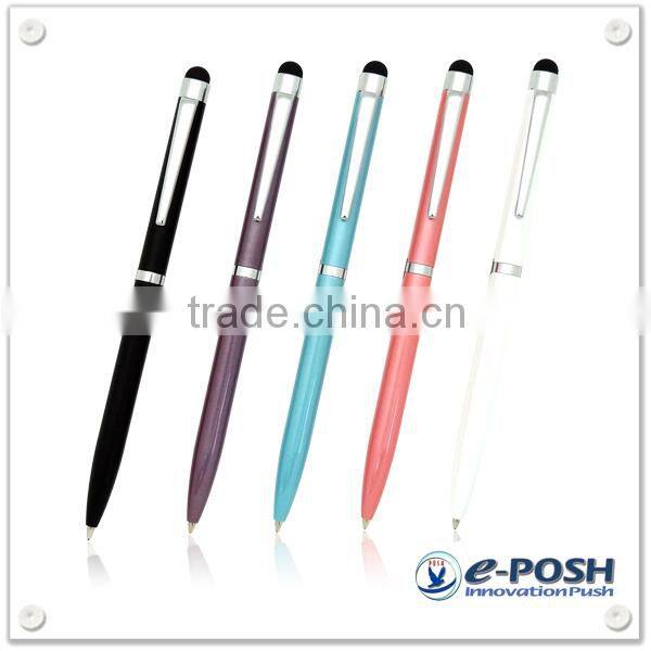 Metal multi-functional touch screen and PDA 3 in 1 ball pen