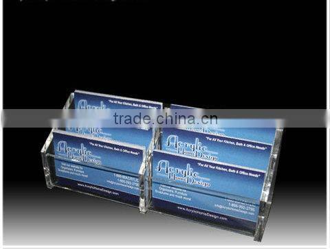 2015 new acrylic card holder&organizer, high quality elegant organizer, acrylic box