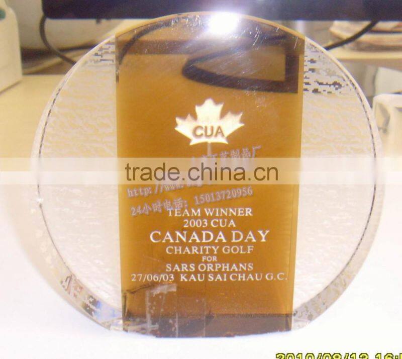 acrylic medals transparent plexiglass medals customized design