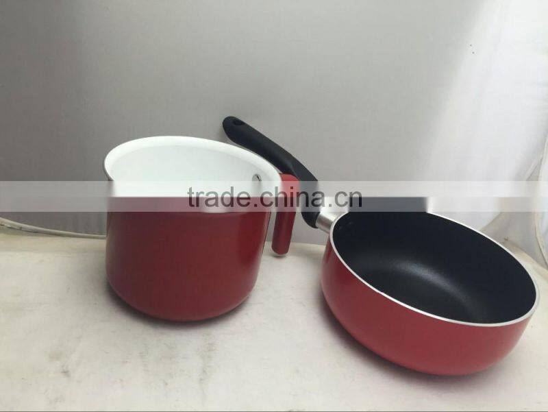 Cheap Price Aluminum Non-stick Ceramic Coating Bakelite Handle Saucepan Milk Cup