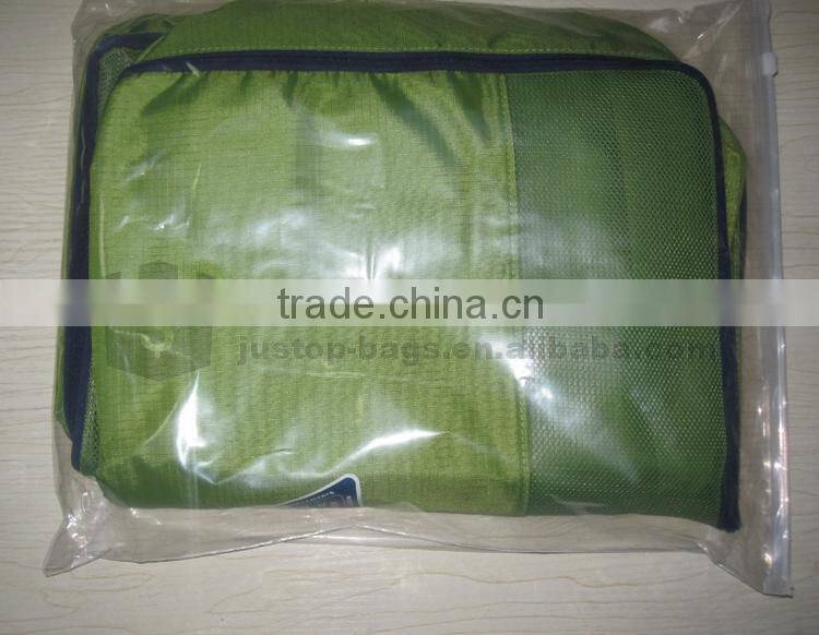 Justop New Arrival 4 in 1 Travel Organizer Bag For Clothes Storage Pouch Fashion Folding Toiletry Bags set