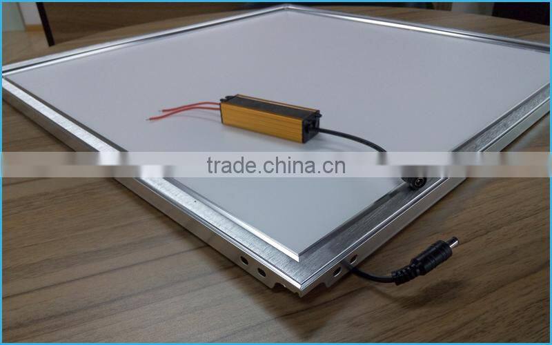 ul 600x600mm LED panel light square, ultra-thin panel light flat, edge-lit panel office