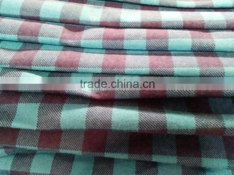 new Check design Flannel for Children shirt fabric pajamas fabric