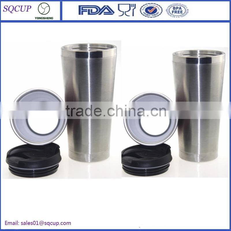 High Quanlity 16oz colorful Stainless Steel Travel Mug with Easy-Clean Lid