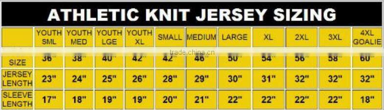 Custom sublimated ice hockey jerseys