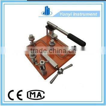 High pressure gas pressure Calibrator manually