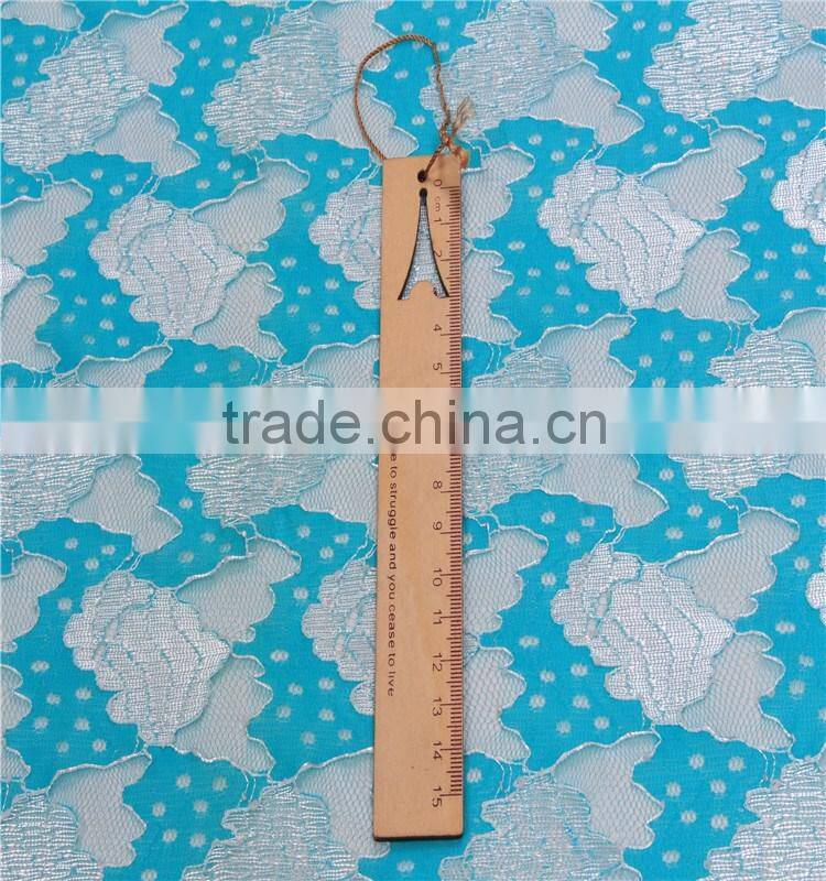 African shiny geometry luxury lace fabric