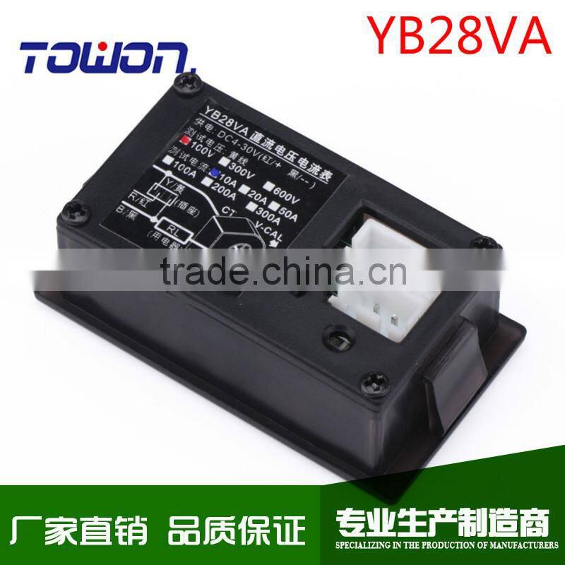 100A Ammeter 100V Voltmeter 2in1 Digital Voltage Current Meter DC 12V 24V Dual display Volt Amp Monitor + Current Transformer