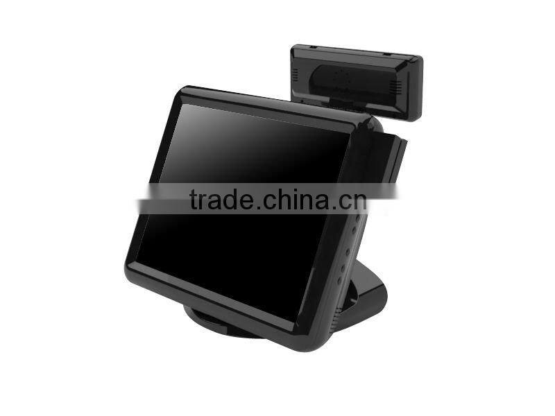 All in one touch screen computer pos system cash register hardware device