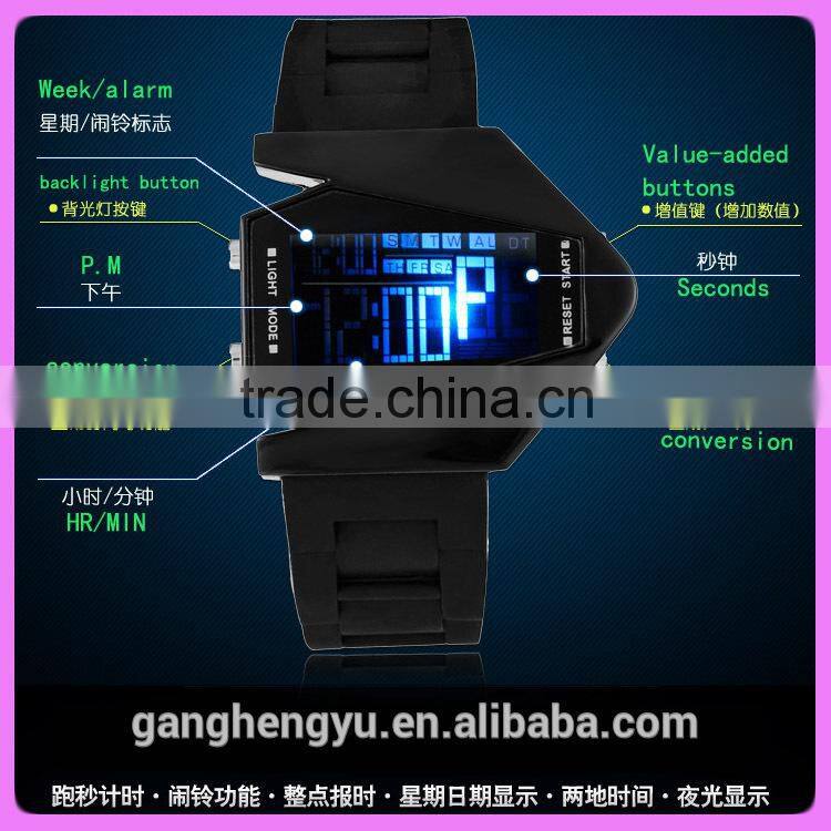 Silicone LED watch , men wrist watch