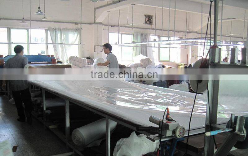 Polyseter travel duffle bag with all over printing