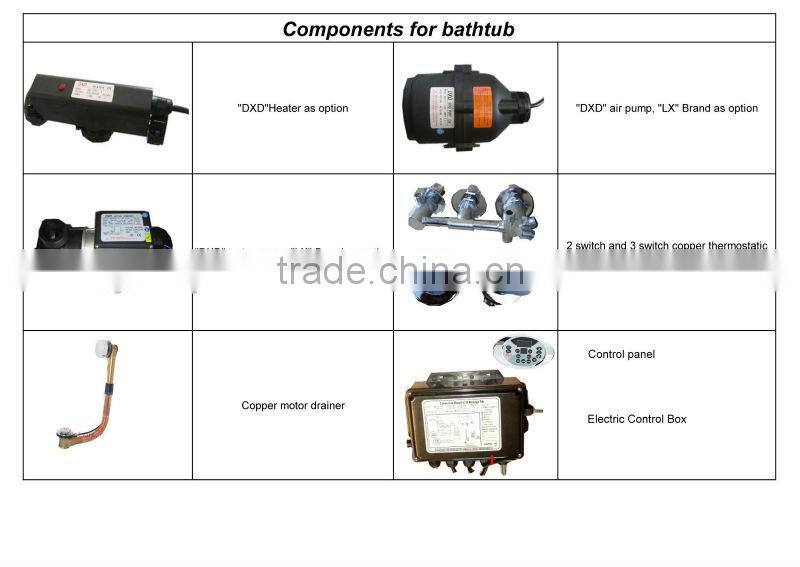 2015 Latest European Luxury Bathroom Set Bathtub